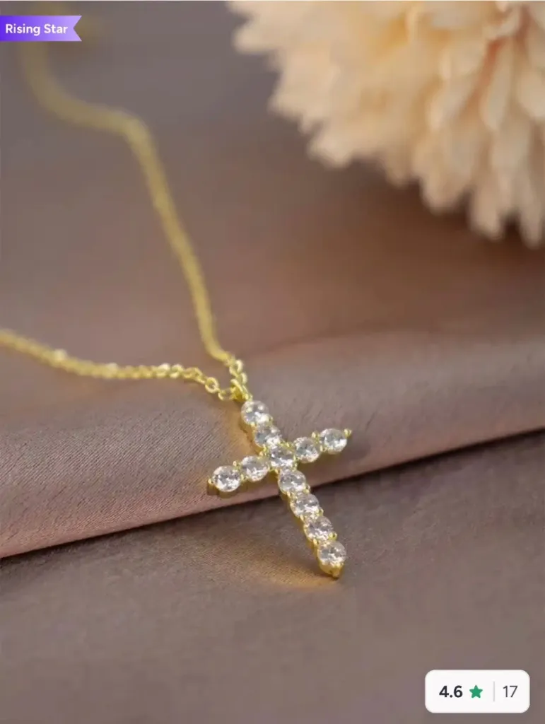 Men's cross pendant